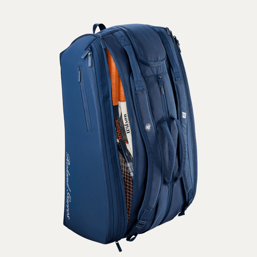 Wilson Roland Garros 2026 Session de Soiree 15-pack Bag Navy / Clay tennis bag