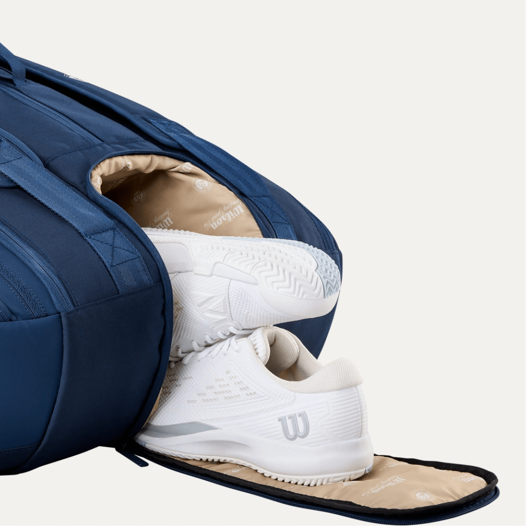 Wilson Roland Garros 2026 Session de Soiree 15-pack Bag Navy / Clay tennis bag
