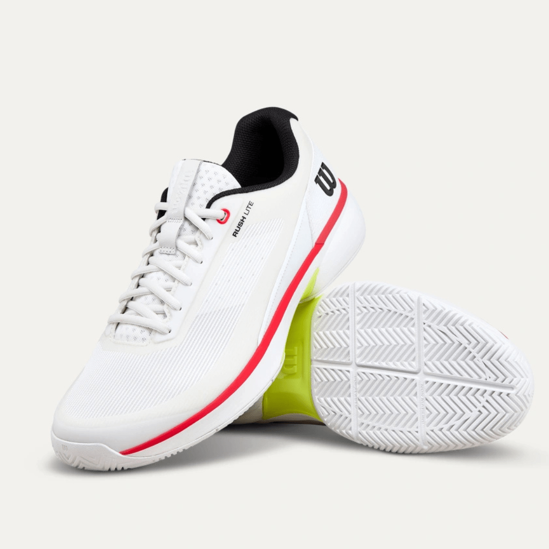 Wilson Rush Lite 5 All-court Men's Tennis Shoe White/Black/Infrared tennis shoes men