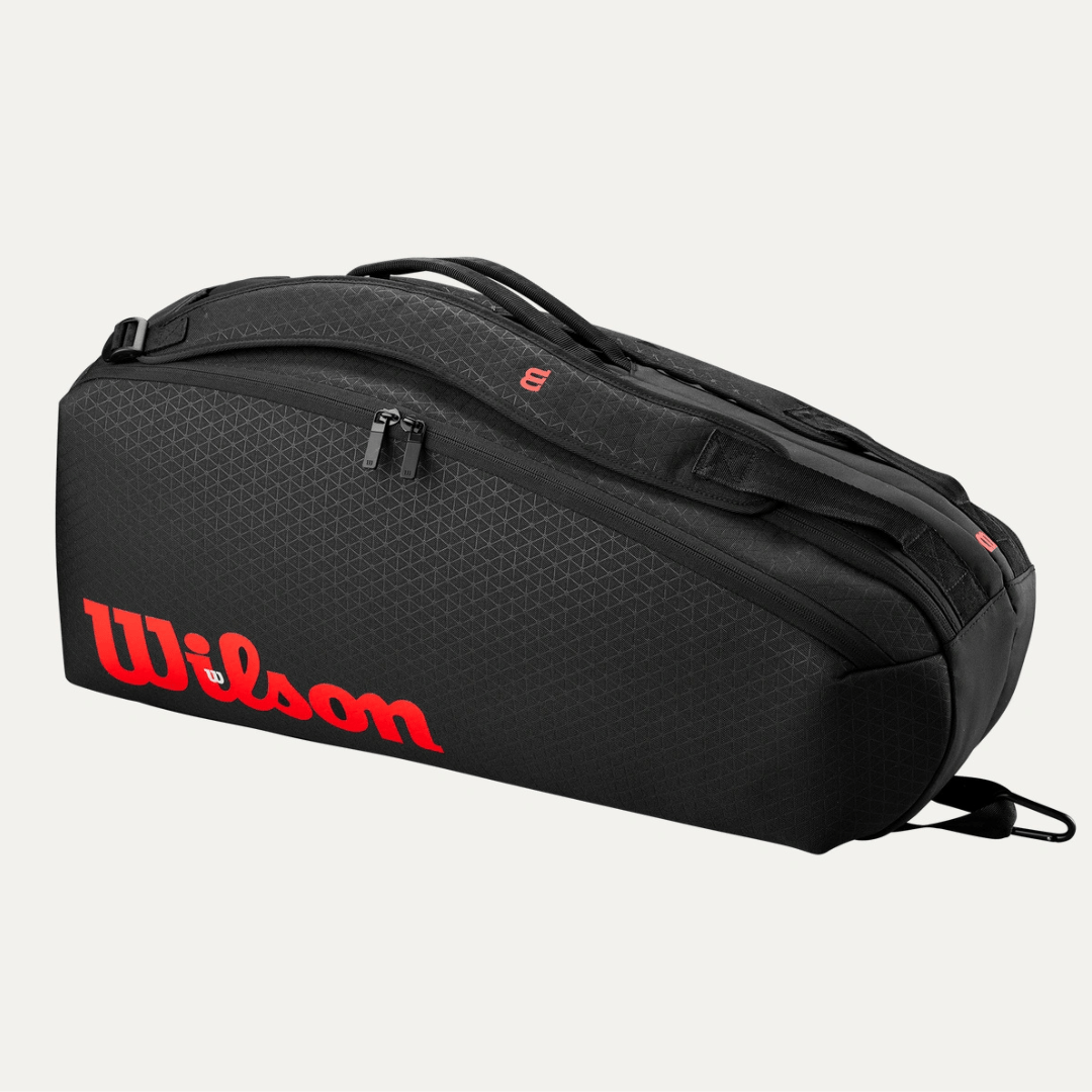 Wilson Clash v3 Super Tour 6-pack tennis racket bag black