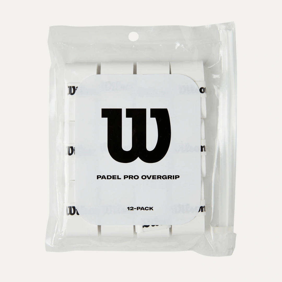 Wilson Padel Pro Overgrip hvid 12-pak