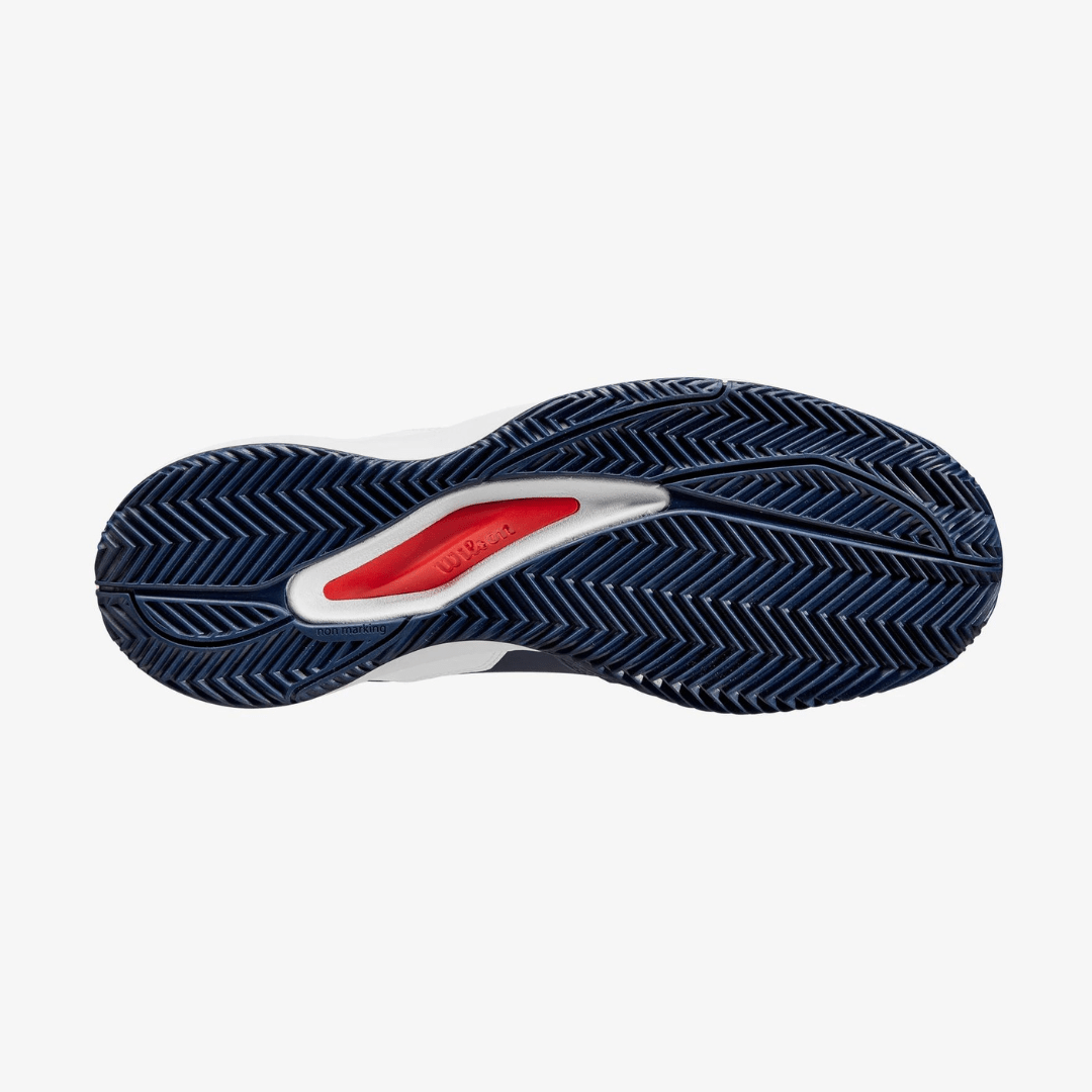 Wilson Rush Pro Ace Clay tennissko til ler mænd navy blazer / white / wilson red