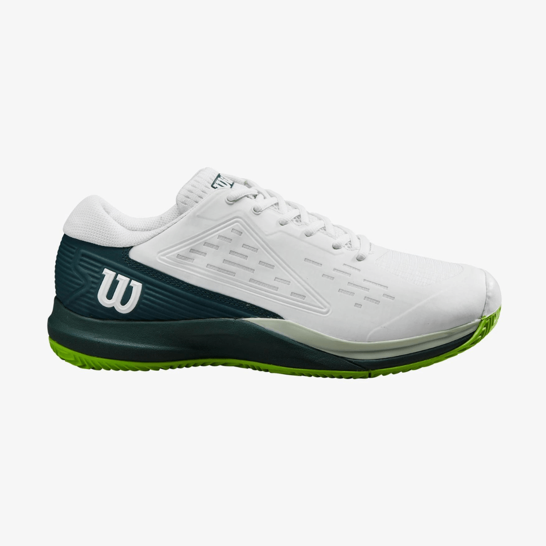 Wilson Rush Pro Ace Clay tennis shoes for men white / ponderosa / jas green