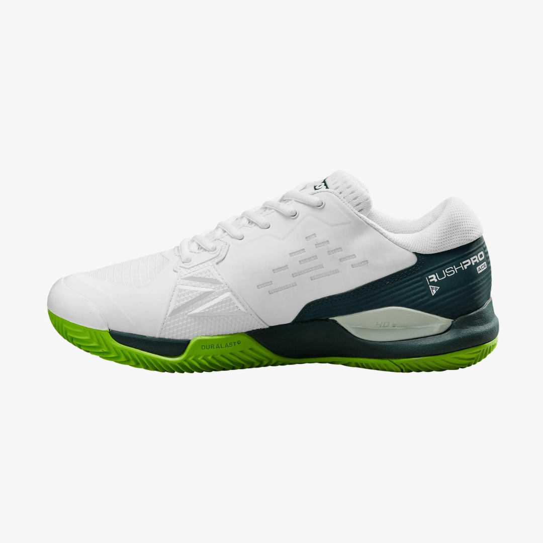 Wilson Rush Pro Ace Clay tenniskor för grus herr white / ponderosa / jas green