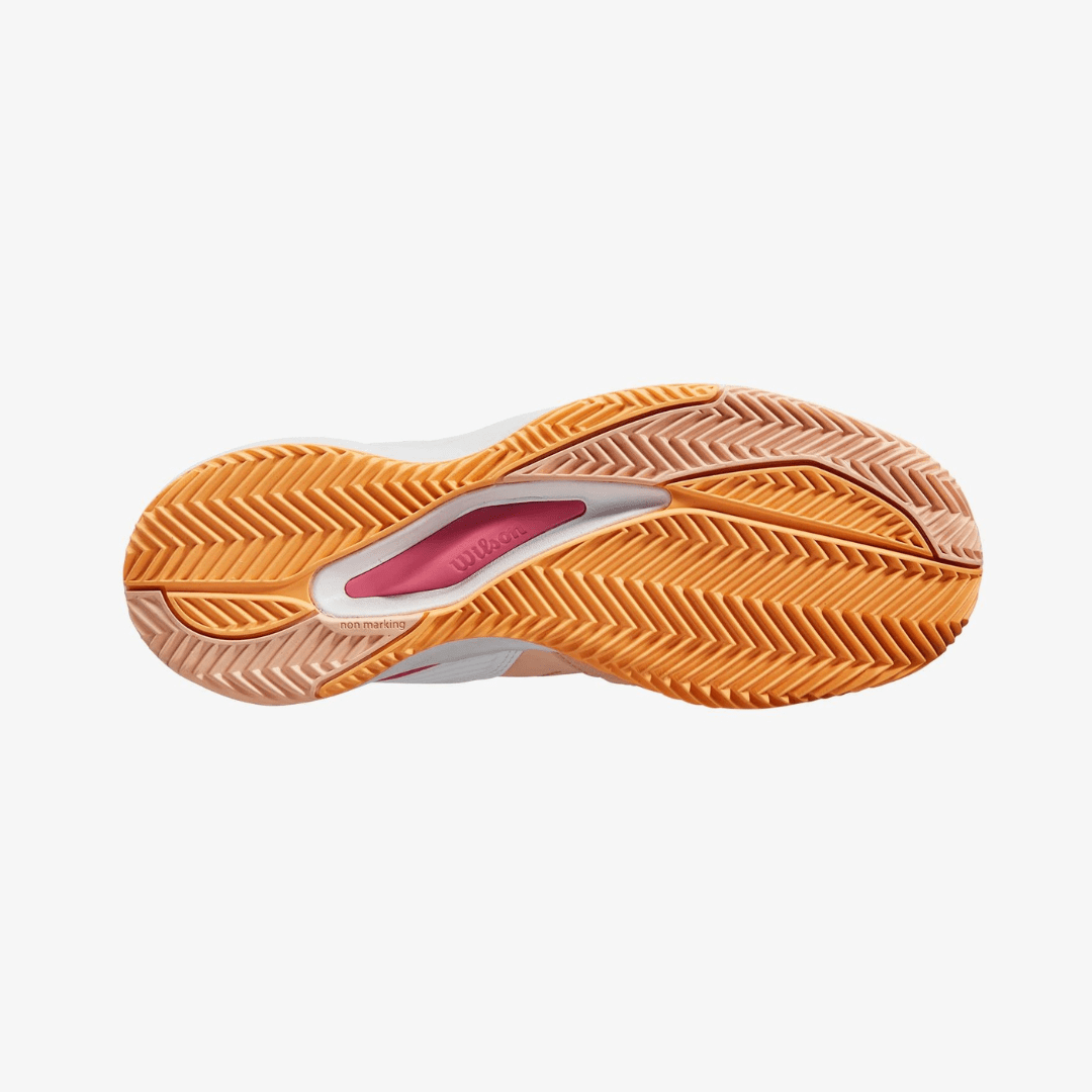 Wilson Rush Pro Ace Clay tennisskor för grus dam peach parfait / white / tangrine