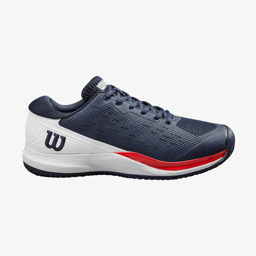 Wilson Rush Pro Ace all-court tennissko til mænd navy blazer/hvid/wilson rød