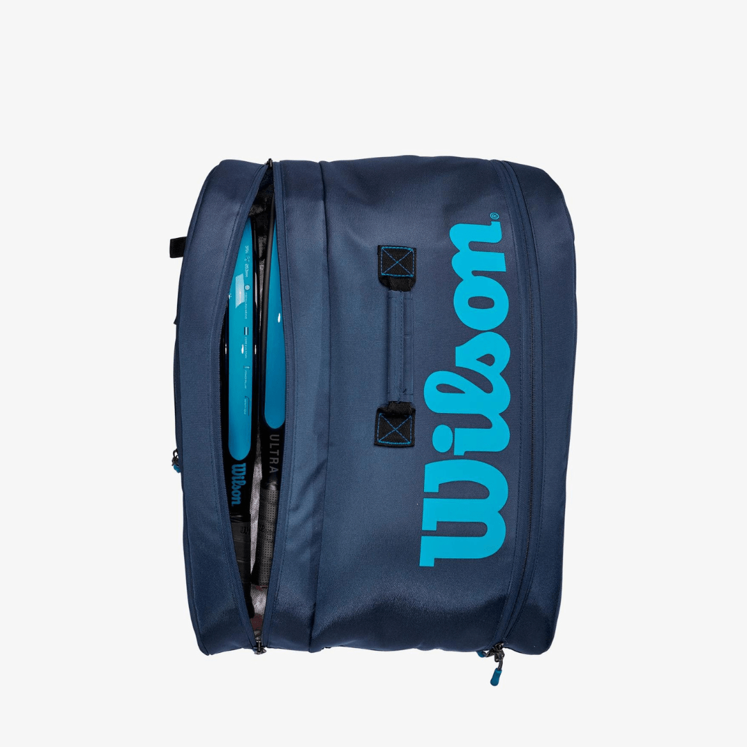 Wilson Super Tour Padel Bag Navy Bright Blue