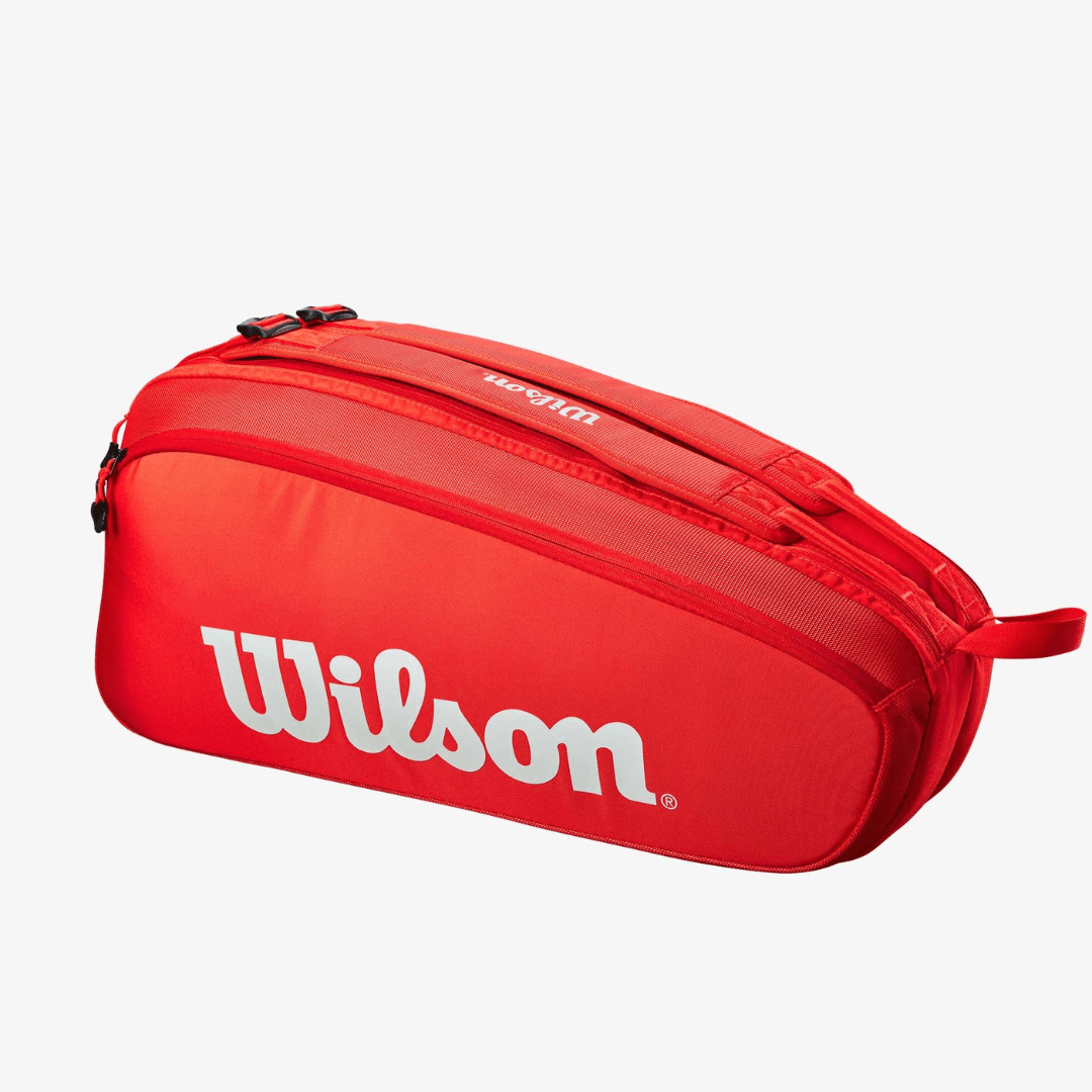 Wilson Super Tour 6-pack röd tennisväska