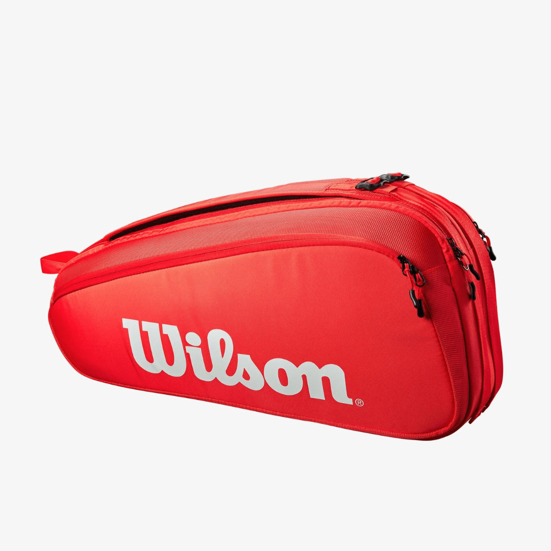 Wilson Super Tour 6-pack röd tennisväska