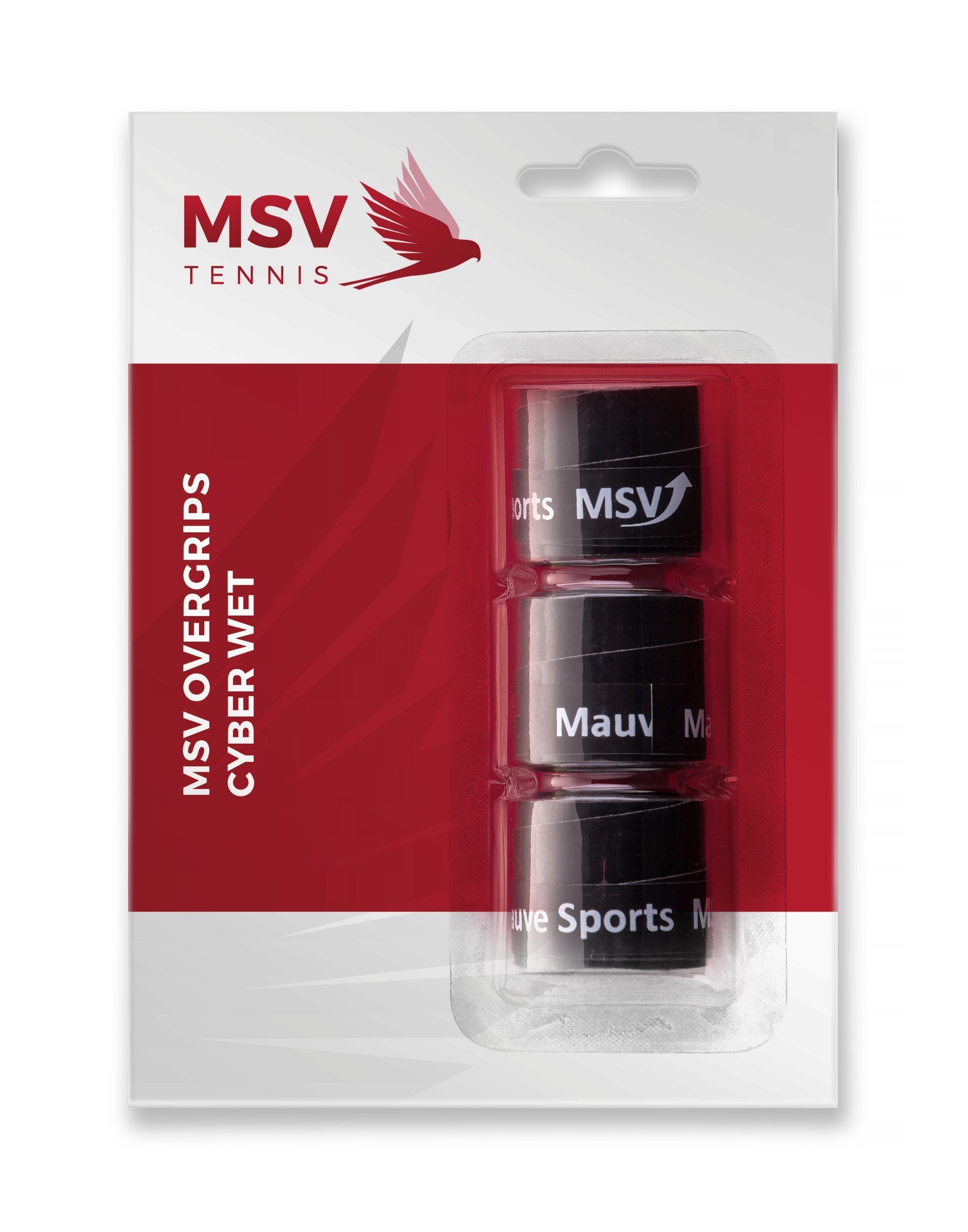 MSV 3-pack Overgrip Cyber Wet MULTIPLE COLOURS