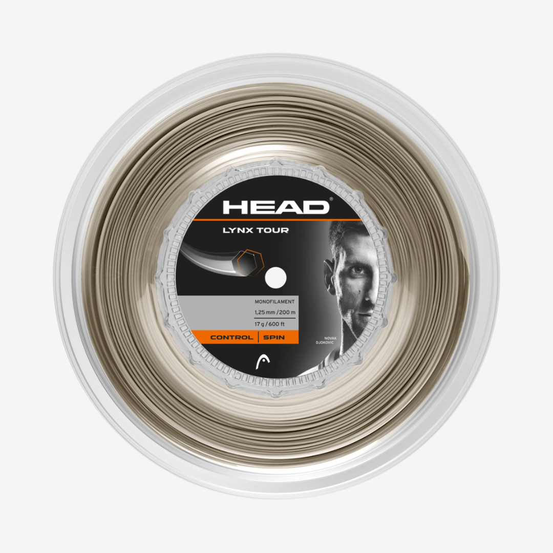 Head Lynx Tour Champagne 200m tennis string reel