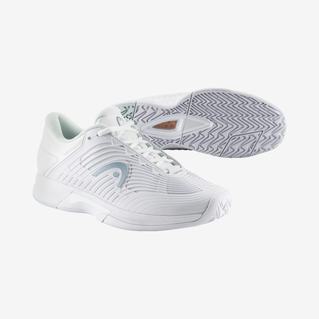 Head Revolt Pro 4.5 Women White Aqua all-court tennis shoes