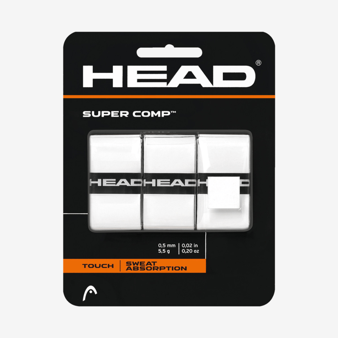 Head Super Comp 3-pack White grepplinda tennis