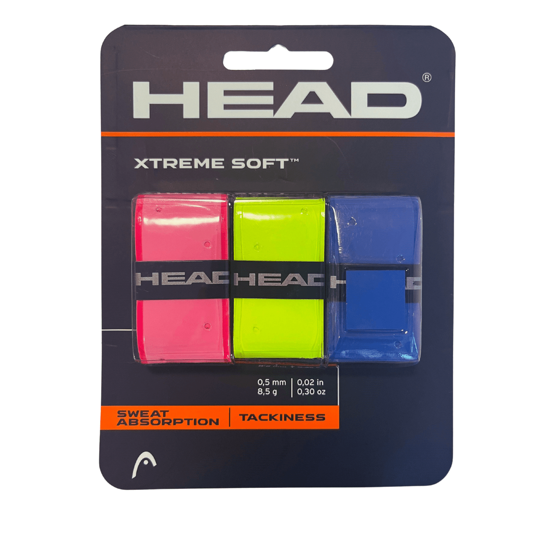 Head Xtreme Soft 3-pack Pink/Yellow/Blue grepplinda tennis