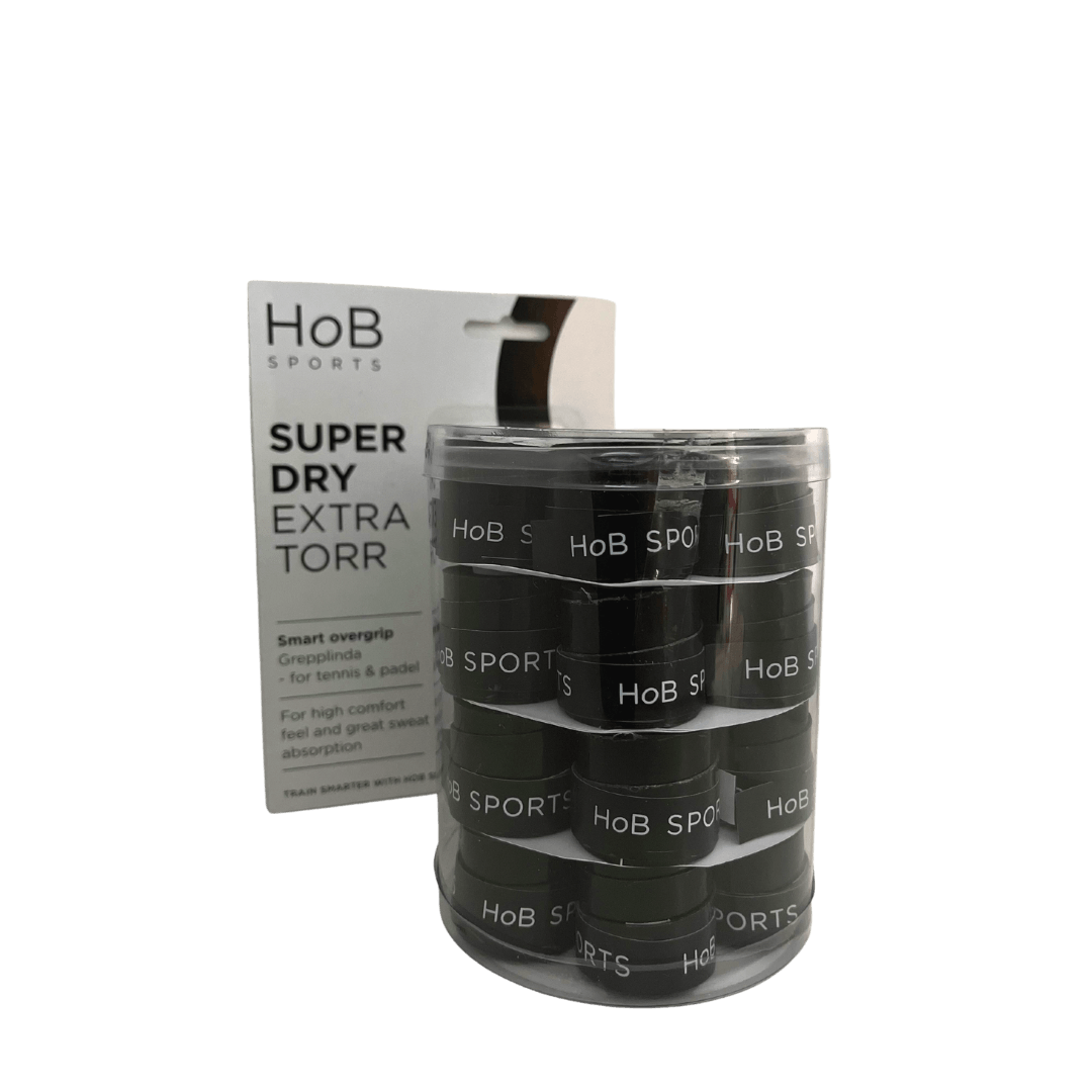 HoB Sports Super Dry overgrip 24-pack BLACK