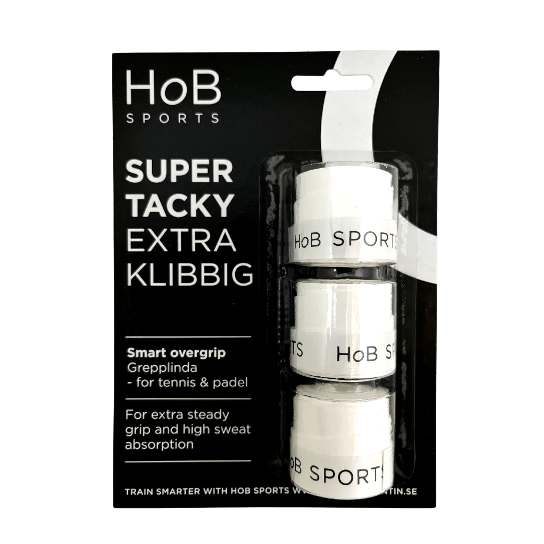 HoB Sports Super Tacky overgrip 3-pack HVID