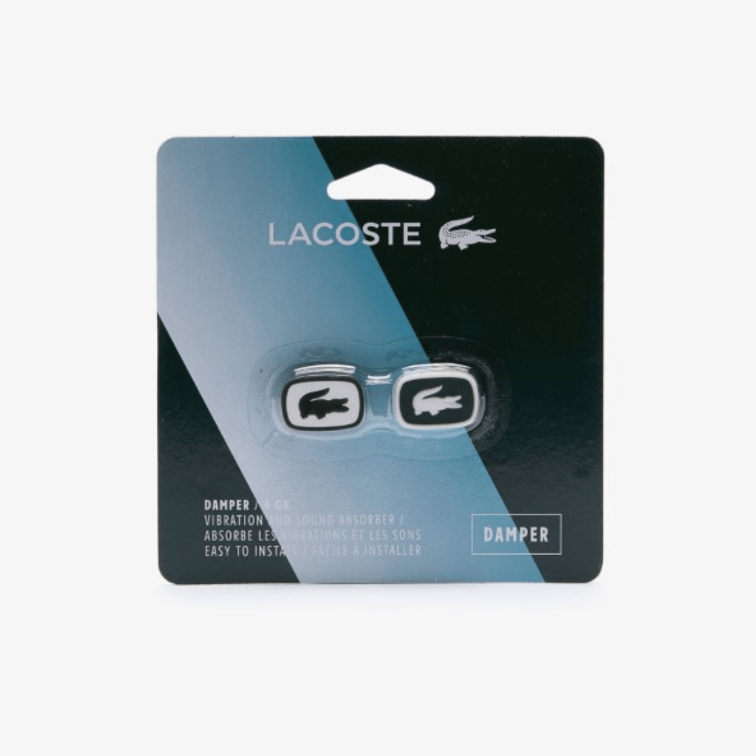 Lacoste vibration dampener 2-pack green/white for tennis racket