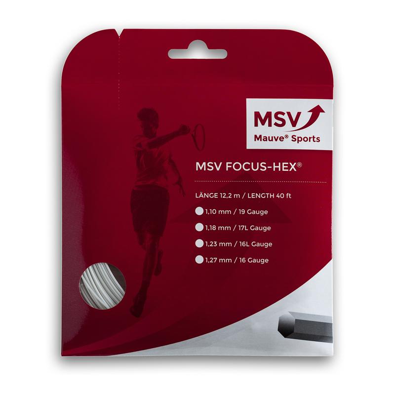 MSV Tennis Strings Focus HEX 12m 1.10mm MULTI-COLORS