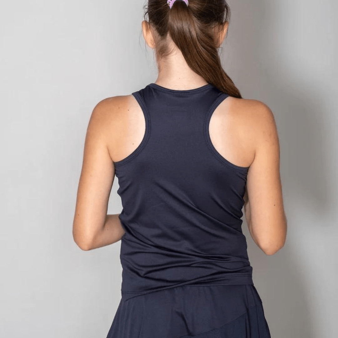 RS Girl's Performance Racerback Mesh Navy træningsoverdel til piger