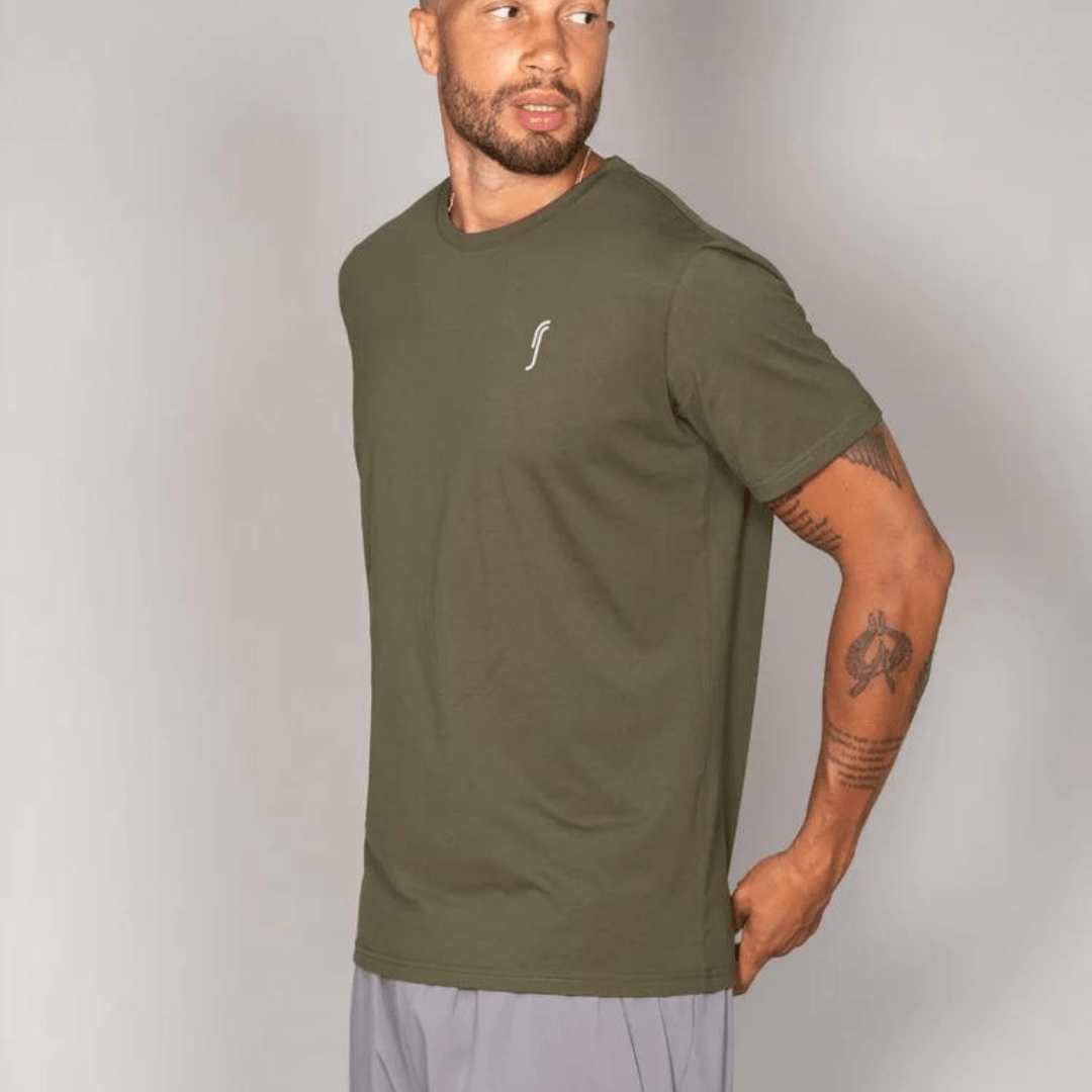 RS Paris Cotton Tee Deep Green t-shirt til mænd