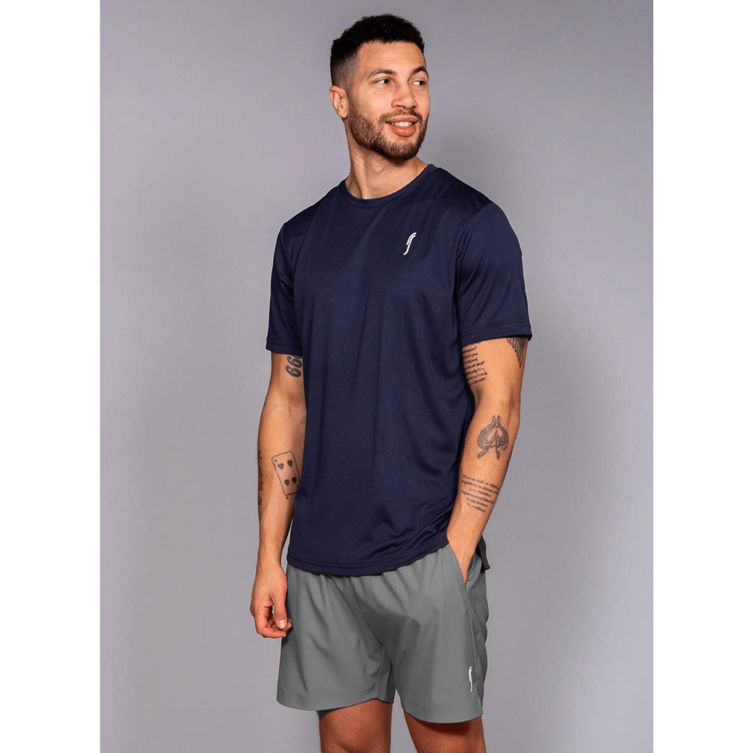 RS Men's Performance Tee Navy for tennis & padel