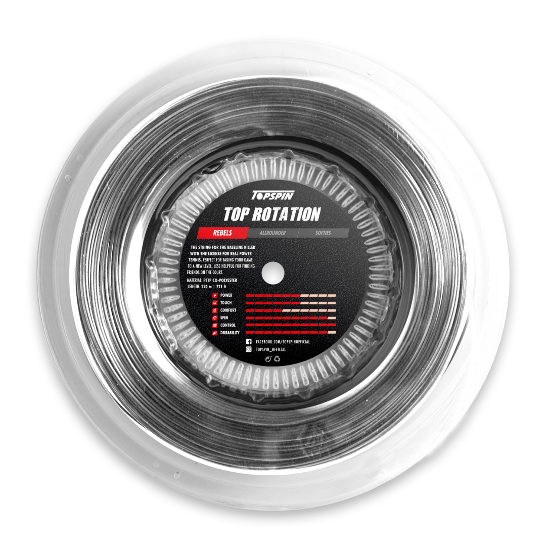 Topspin Top Rotation 1,36mm 220m reel tennis string