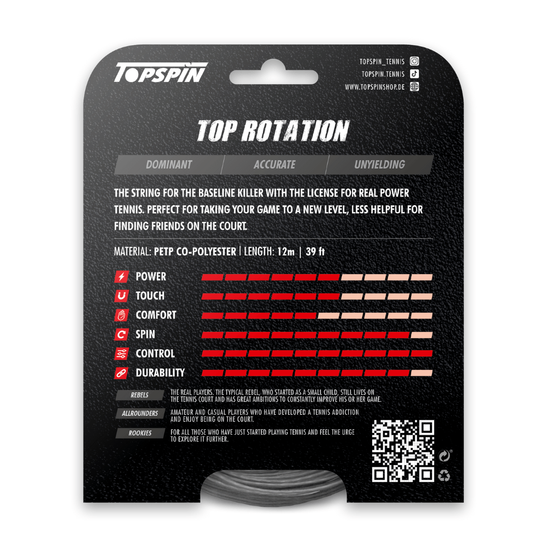 Topspin Top Rotation 1.31mm 12m strengesæt