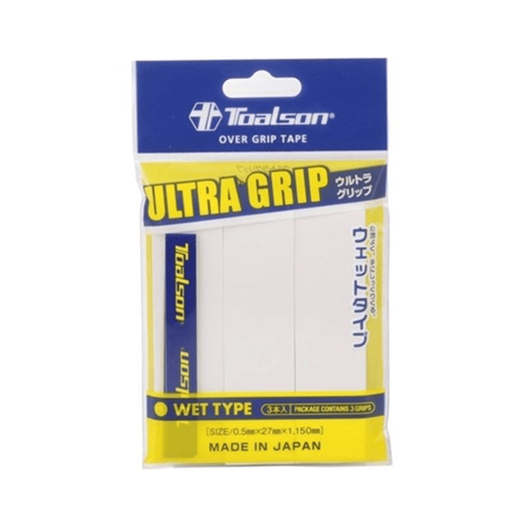 Toalson Ultra Grip vit 3-pack grepplinda