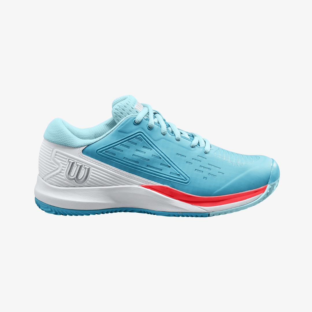 Wilson Rush Pro Ace Clay tennis shoes women scuba blue/white/fiery coral