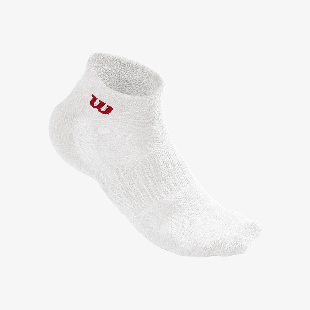 Wilson træningsstrømper Men's Quarter Sock hvid