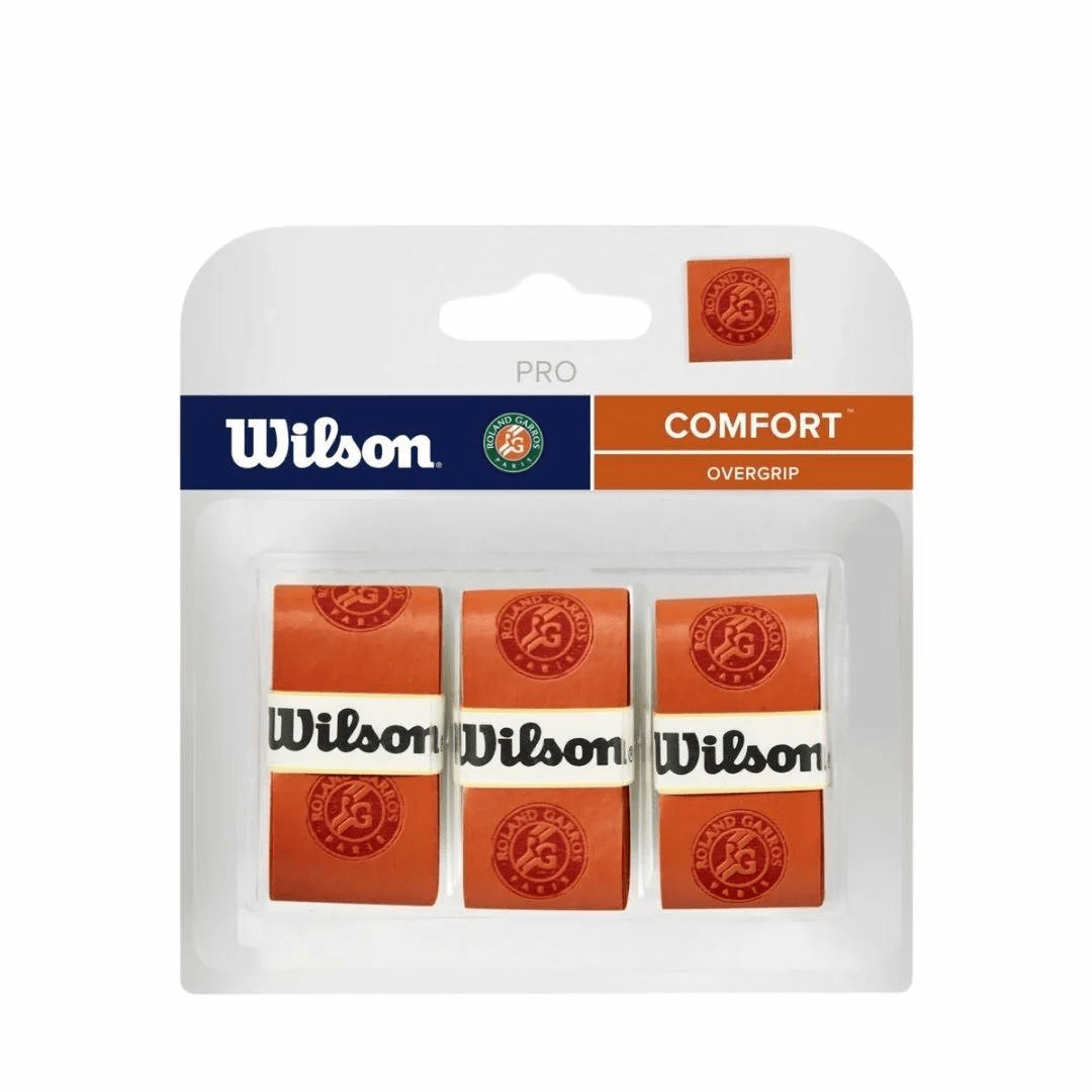 Wilson Pro Comfort Overgrip Roland Garros orange 3-pack