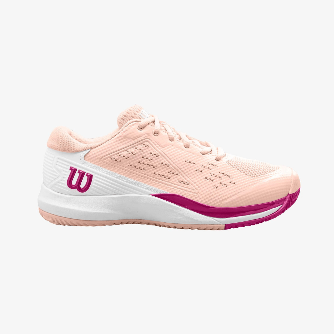 Wilson Rush Pro Ace all court tennis shoes women scallopshell/white/batonrouge