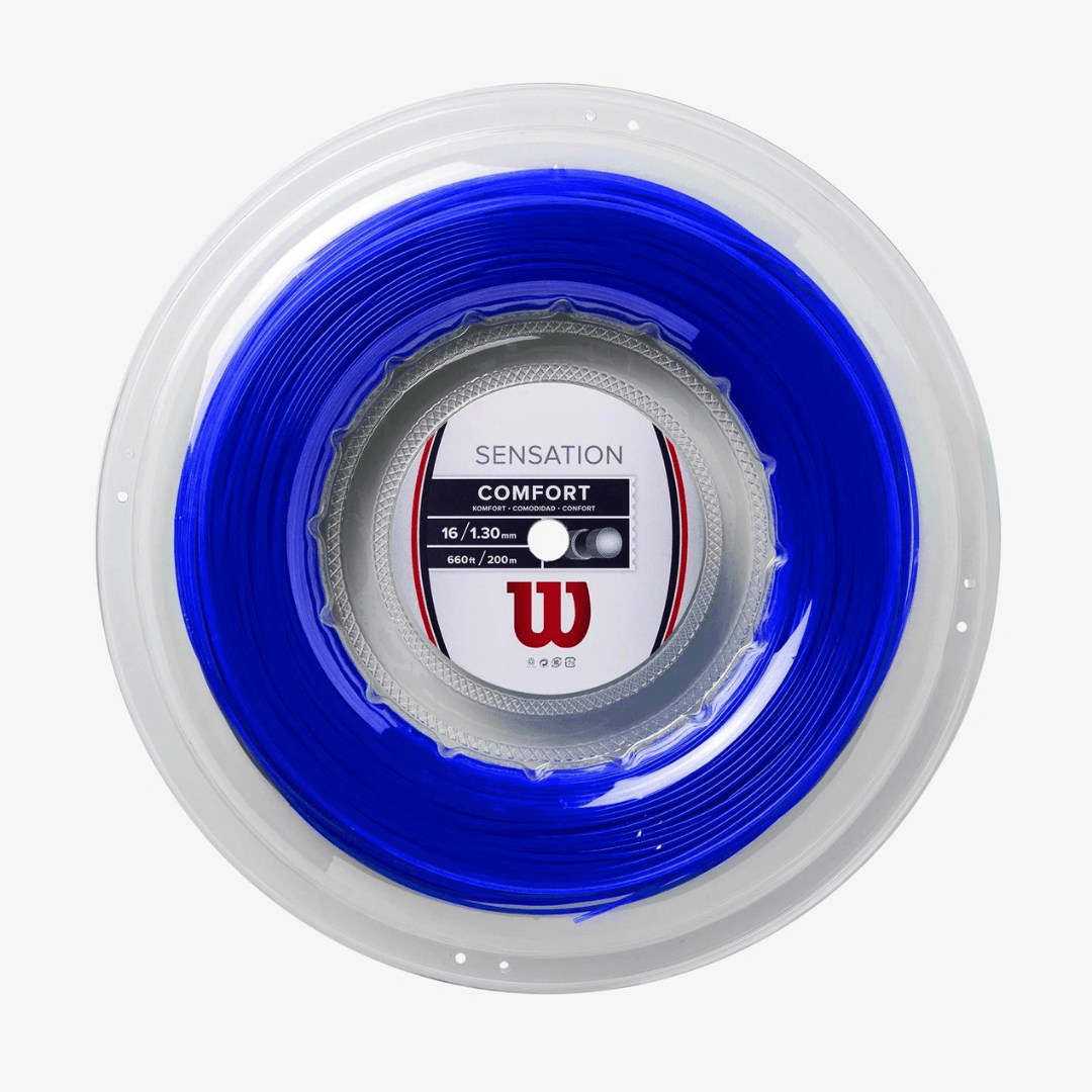 Wilson Sensation Comfort blå rulle 200m 1.30mm tennisstreng