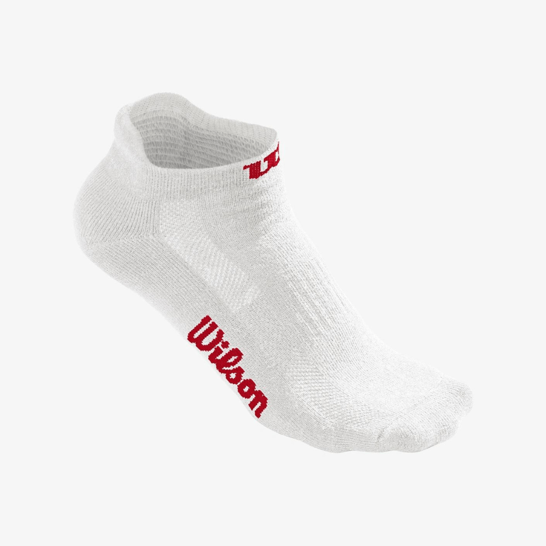 Wilson sports sock Women's No Show Sock white