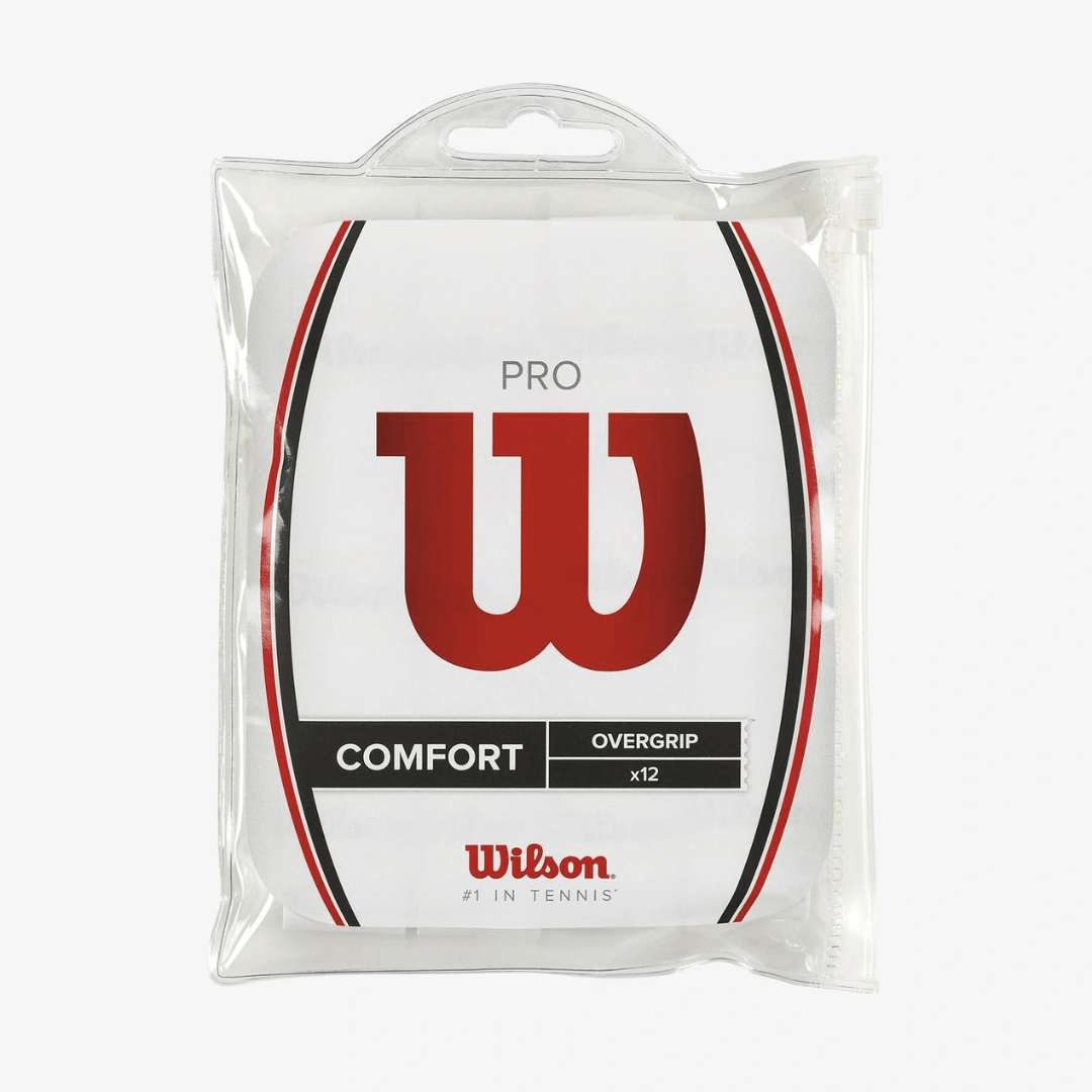 Wilson PRO Comfort OVERGRIP vit 12-pack grepplinda