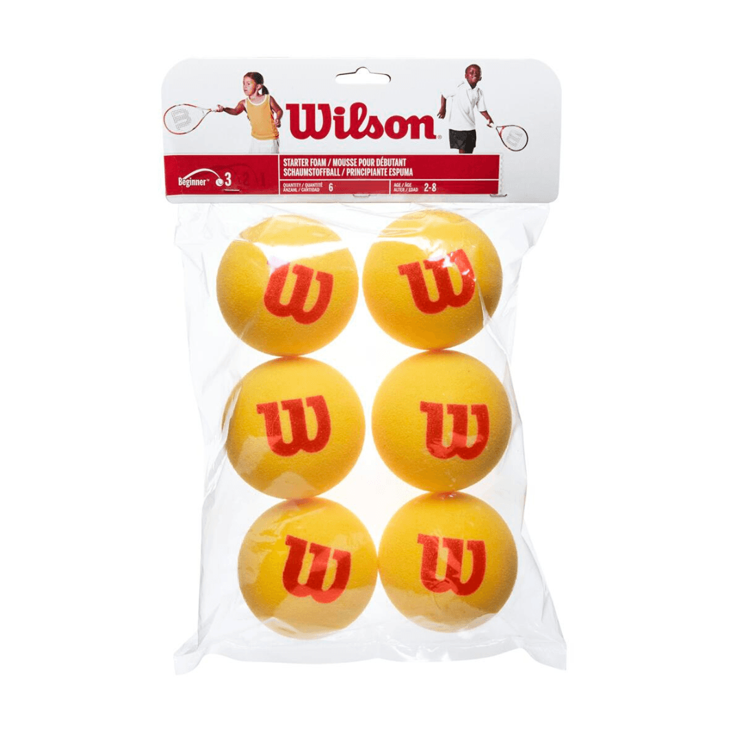 Wilson starter foam ball 6-pack