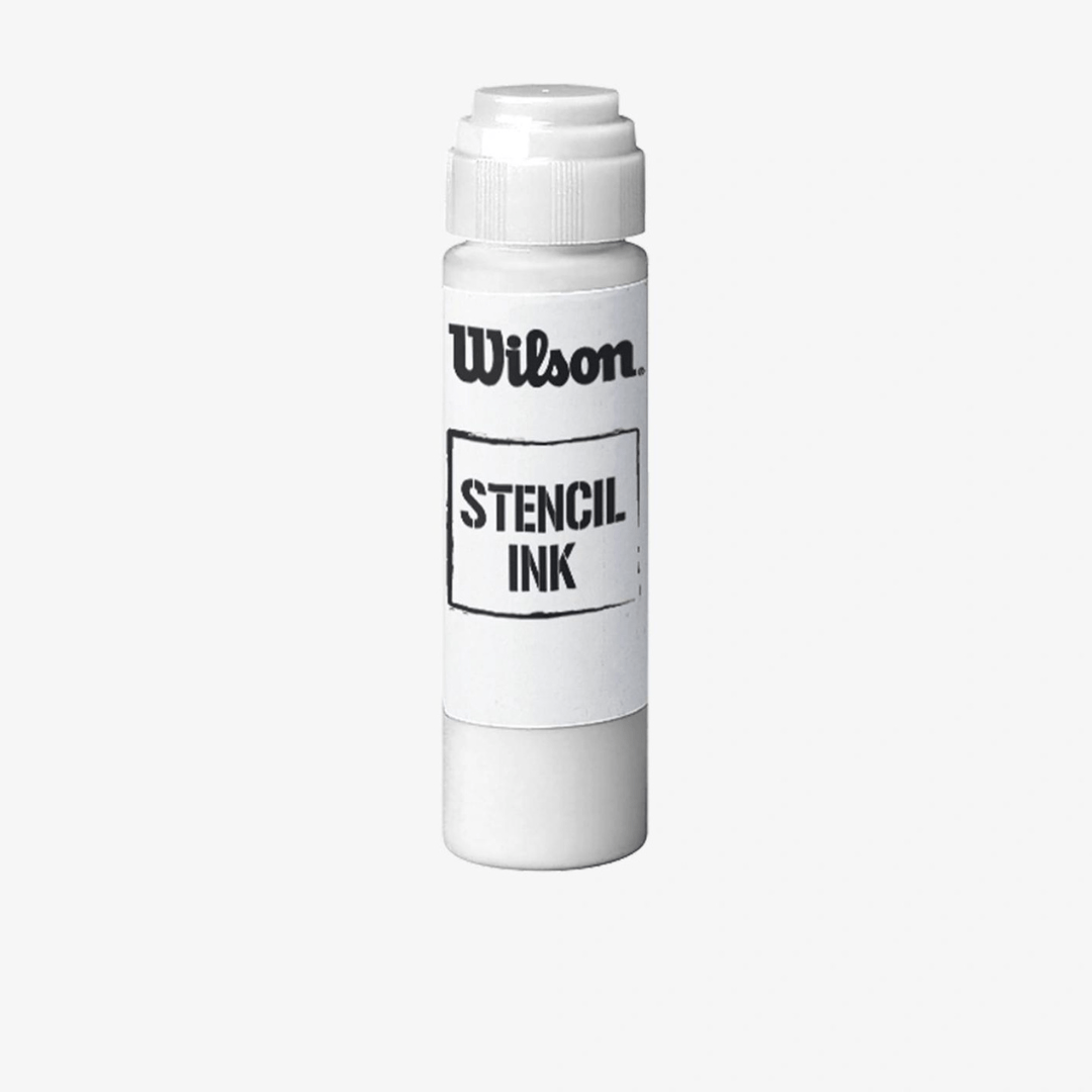 Wilson stencil blæk hvid