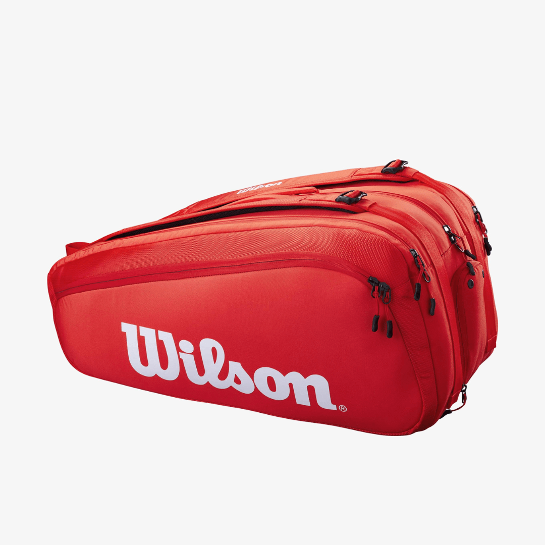 Wilson Super Tour 15-pack red tennis bag