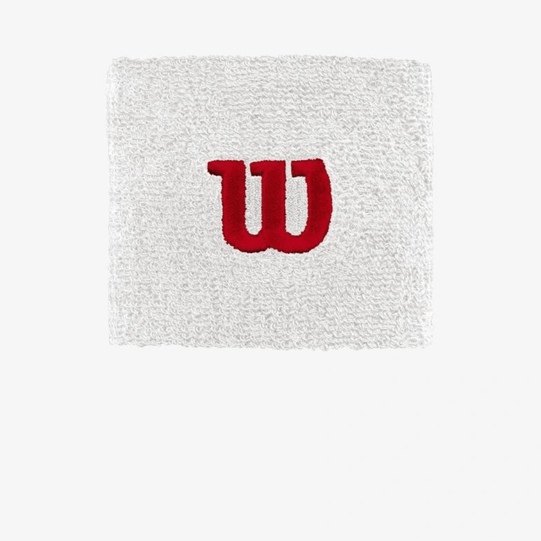 Wilson wristband white 2-pack