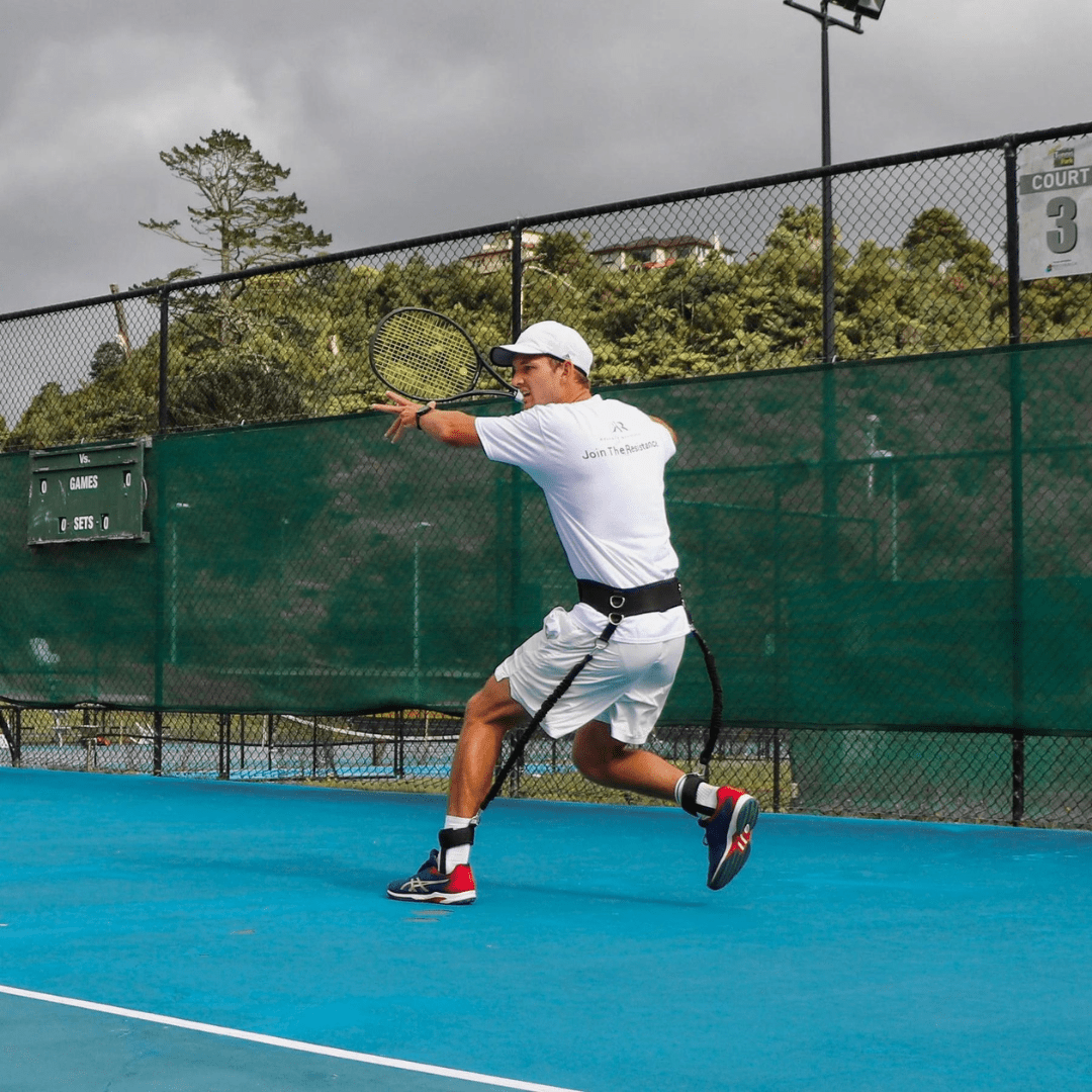 Xpand Gravity Belt & Sprint Bungee modstandsbånd til tennis og padel