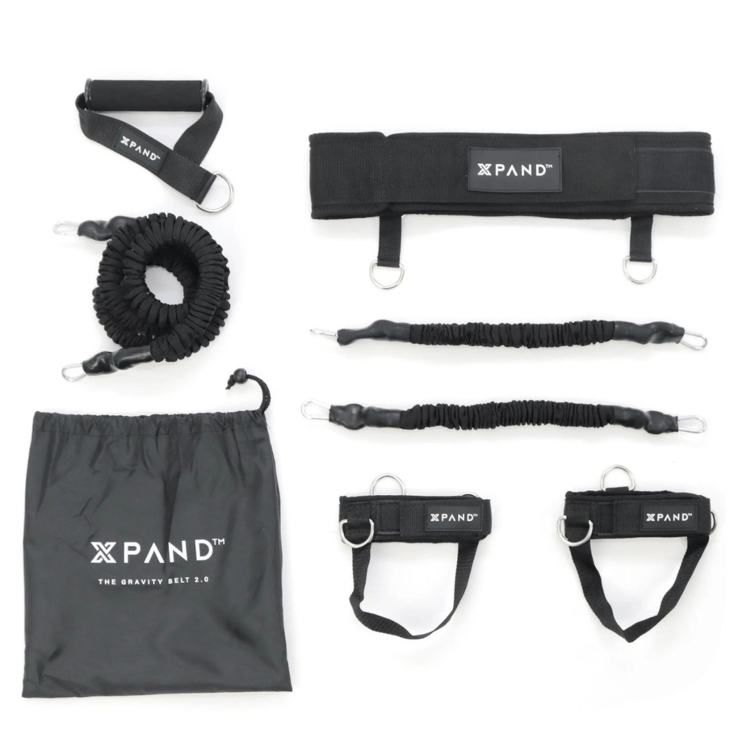 Xpand Gravity Belt & Sprint Bungee modstandsbånd til tennis og padel